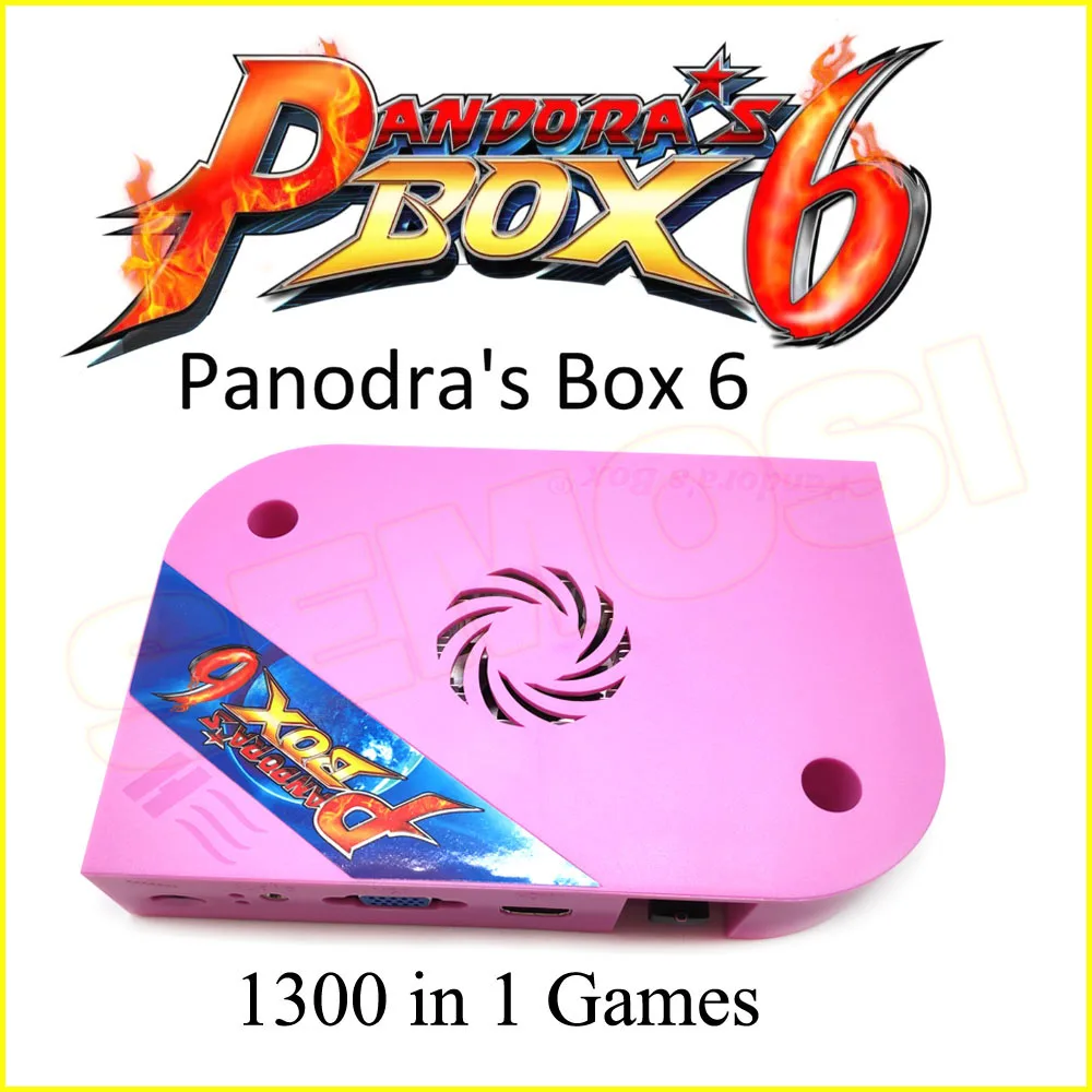 Pandora's Box 6 1300 в 1 картридж для аркадной игры Jamma Pandoras 5 960 мульти Игровая плата VGA HDMI