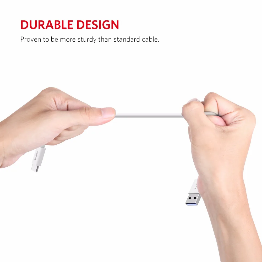 Yoobao YBCA3 usb type C 3 1 кабель для зарядки и передачи данных 3A линия сотового телефона