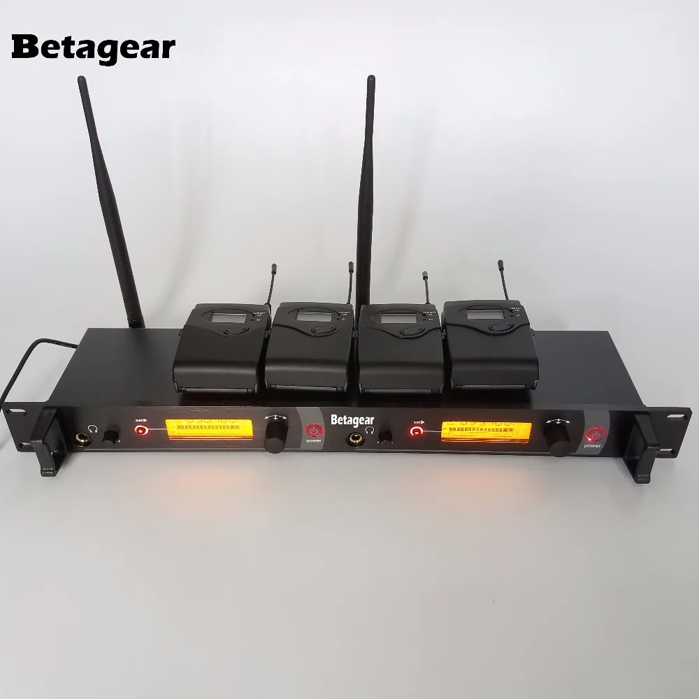 Betagear Бесплатная доставка sr2050 4 приемников профессиональной сцене Беспроводной