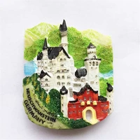 lychee germany castle refrigerator magnetic sticker country famous landscape fridge magnet home decoration travel souvenirs
