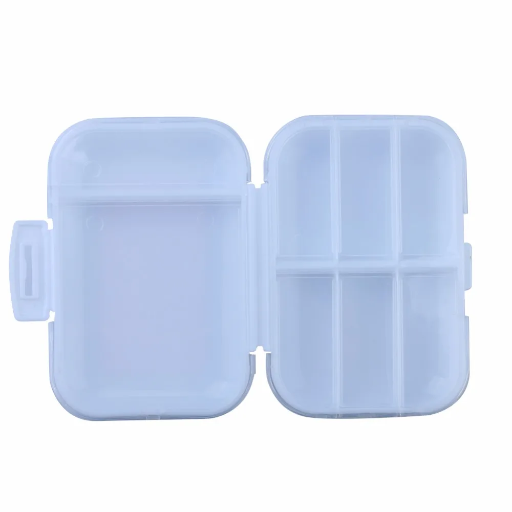 Портативный чехол органайзер для лекарств|container rhinestone|nail storage casenail box case |