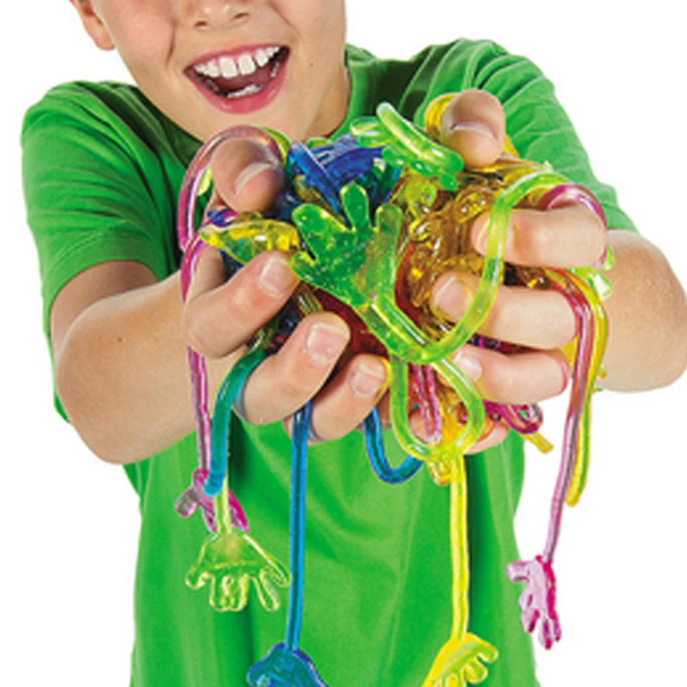 Детские липкие руки подарки для гостей игрушки новинки Призы подарок на день