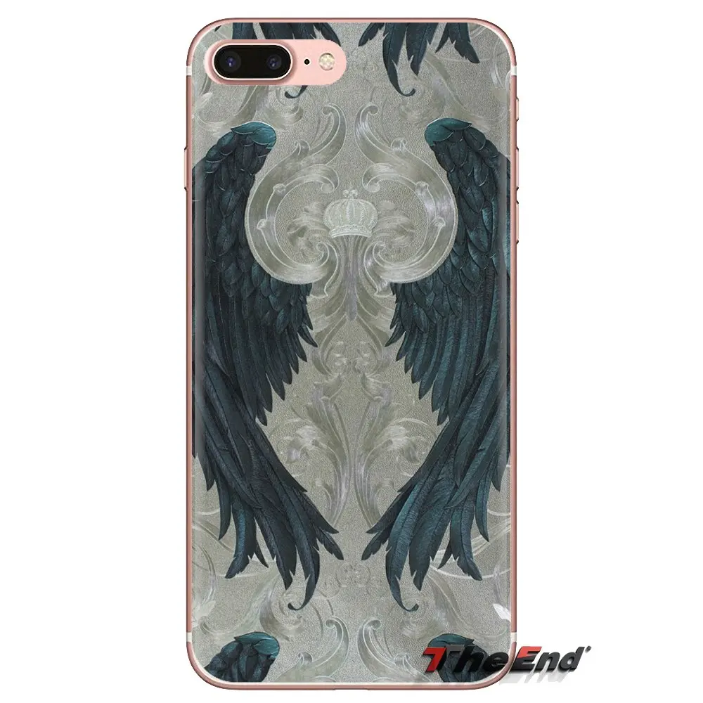 Pastel Angel Wing Art For Huawei Nova 2 3 2i 3i Y6 Y7 Y9 Prime Pro GR3 GR5 2017 2018 2019 Y5II Y6II Transparent TPU Cases Covers |
