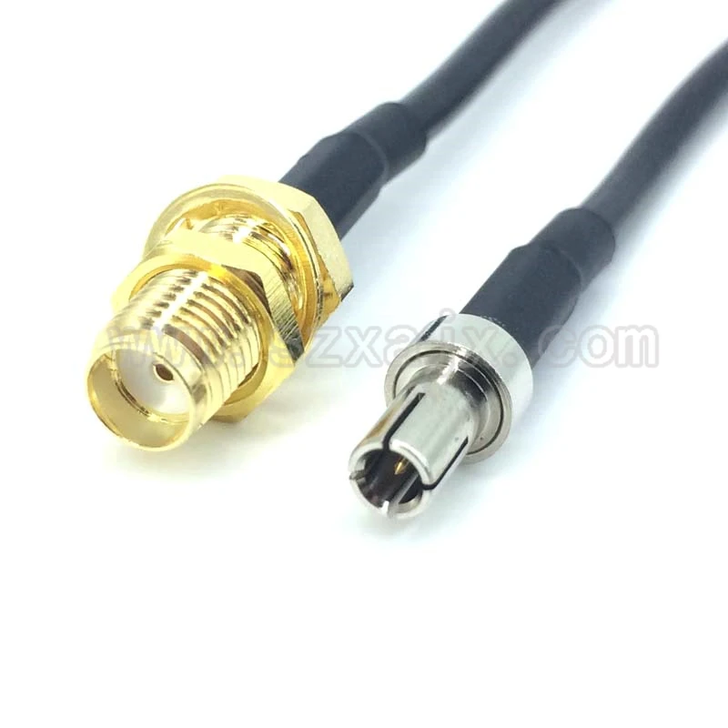 

RF Coaxial cable wholesale SMA female to TS9 male Straight type RG174 Pigtail Cable 15CM Free shipping