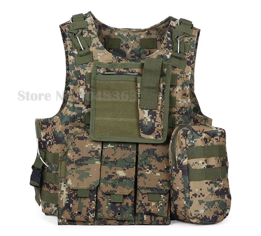 Военный тактический жилет мужской армейский Swat камуфляжный Жилет MOLLE