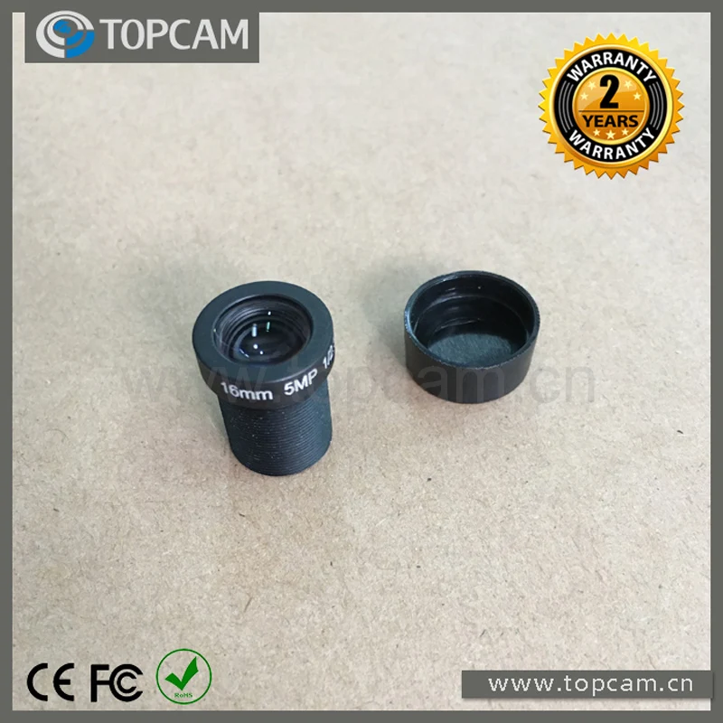 IP-камера видеонаблюдения TOPCAM HD 5 МП 16 мм ИК-плата 1/1/2 дюйма m12x0 50 м | Безопасность и