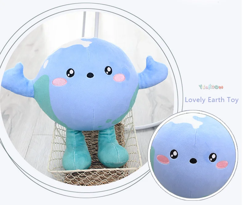 Yeaknow Earth Planet Обучающие Детские Мягкие игрушки Плюшевые игрушки для детей подарок на день рождения для девочки мягкие куклы для мальчиков Дети плюшевые куклы