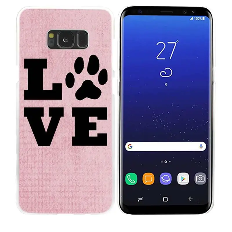 05 Чехол для телефона с изображением собачьей лапы для samsung Galaxy M20 M10 S10 S9 S8 Plus S7 S6 Edge Note 8 9 Жесткий пластиковый Чехол - Цвет: 05