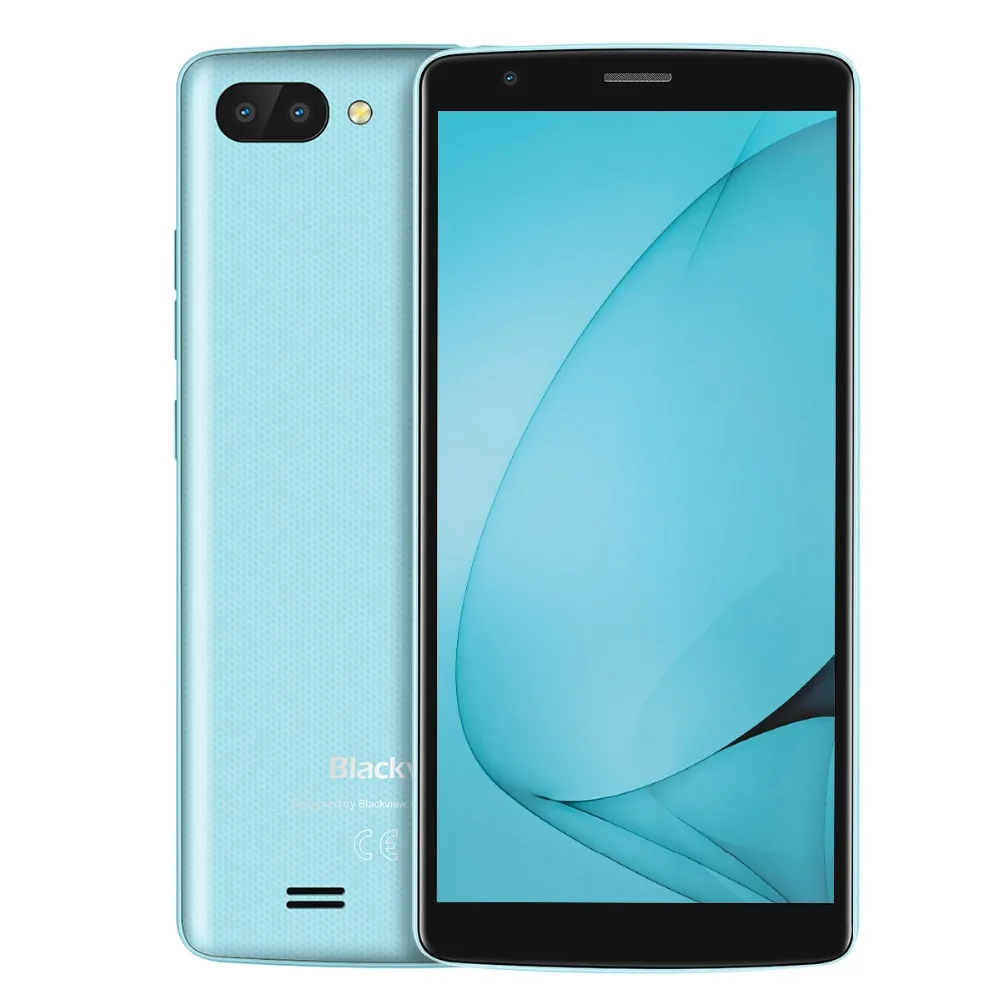Новинка, смартфон BLACKVIEW A20 Android GO, двойная камера заднего вида, четырехъядерный процессор MT6580M, 1 Гб+ 8 Гб, 3000 мАч, gps, 3g, низкая цена, мобильный телефон