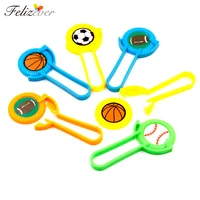6 pieces sports theme party accessories disc shooters party supplies birthday toy and prize giveaway favor bag fillers