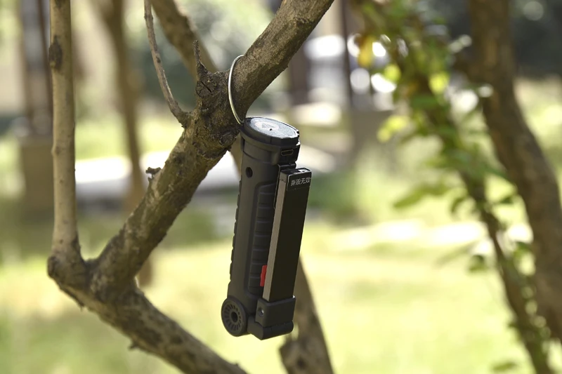Белый+ красный светильник ing COB флэш-светильник 5 режимов фонарь USB Перезаряжаемый светодиодный рабочий светильник Магнитный фонарь COB подвесные крючки для лампы для лагеря