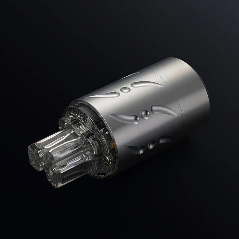 Viborg X Hifi аудио 1 пара Чистый медный посеребренный алюминиевый сплав 20 мм силовой кабель разъем ЕС schuko версия вилки питания