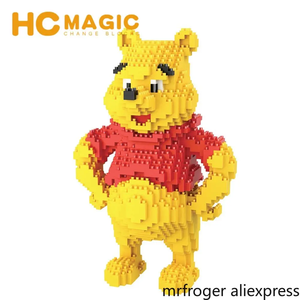 HC MAGIC 9016 Мишка со стразами Ститч Университет строительные блоки детские подарки