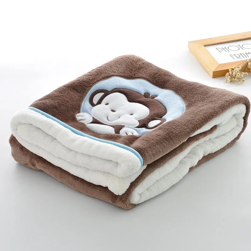 18 Styles Baby Blanket Thermal Fleece Cobertor Infantil Swaddle Nap Receiving Stroller Wrap Newborn Baby Bedding Bebe Blankets