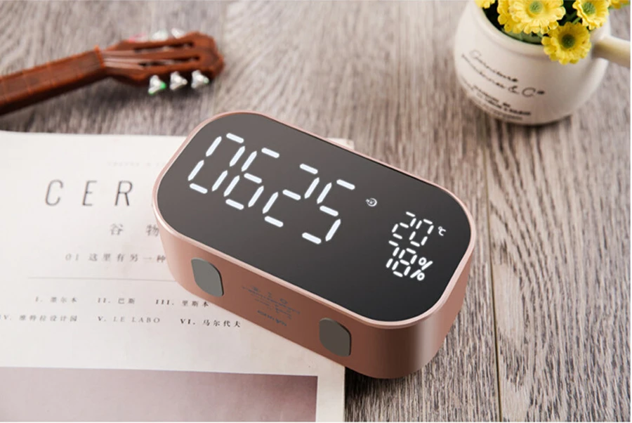 Новые портативные Bluetooth колонки с поддержкой температуры ЖК-дисплей FM-радио