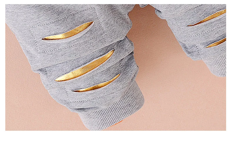 Комплект одежды для мальчиков хлопковый спортивный костюм с длинным рукавом на