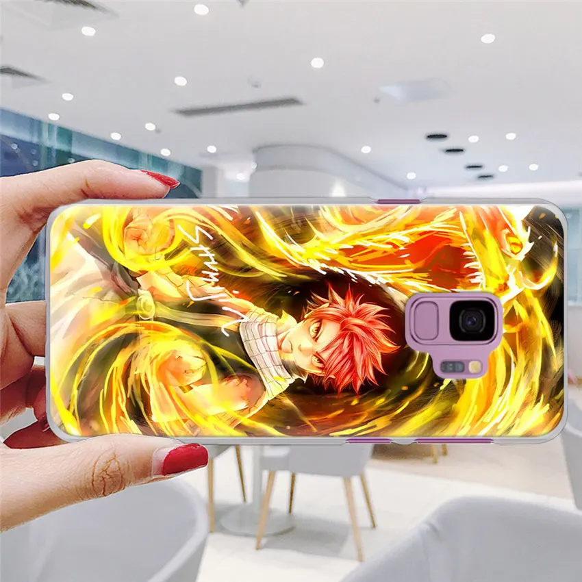 Аниме Манга Сказочный Хвост Логотип чехол для телефона для samsung Galaxy S10e S10 Plus S7 S8 S9 Plus Note 8 9 M10 M20 M30 жесткий чехол