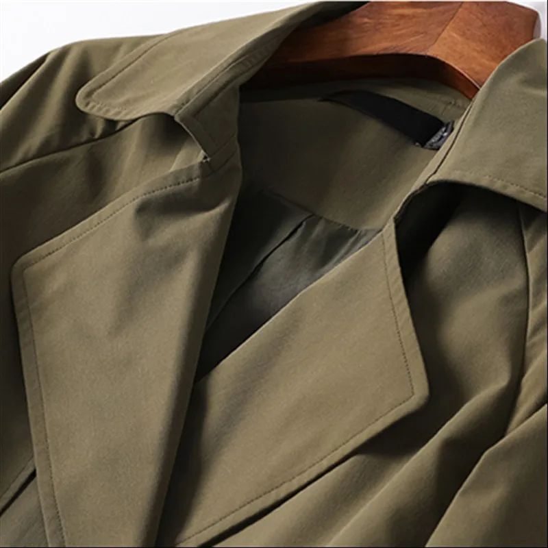 2019 весенний Женский Тренч корейский классический двубортный ремень Винтажный