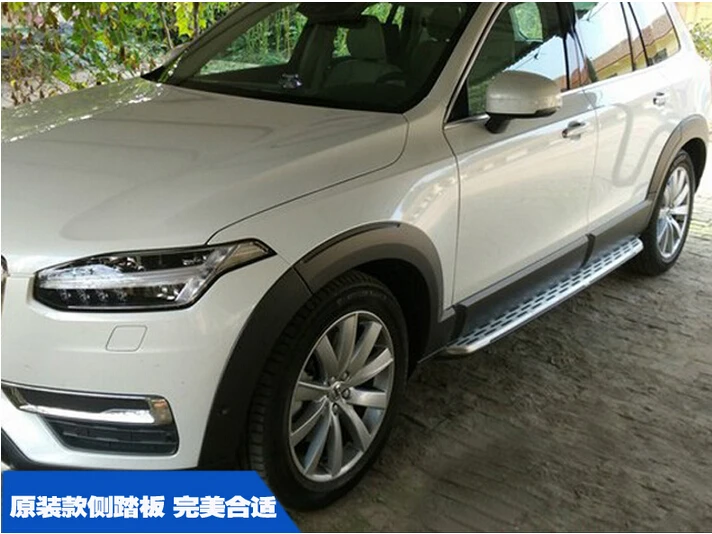 Автомобильная подножка из алюминиевого сплава боковая Nerf педаль для 15 16 17 Volvo XC90