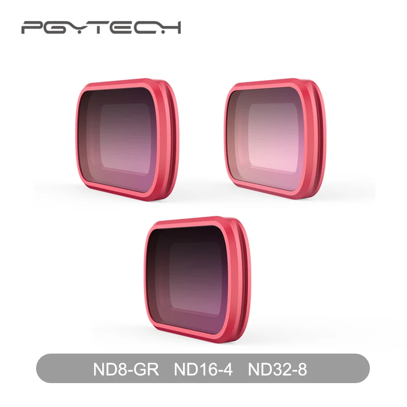 PGYTECH Osmo карманных фильтров ND8 GR ND16 4 ND32 8 GND Набор для DJI карман Profesional