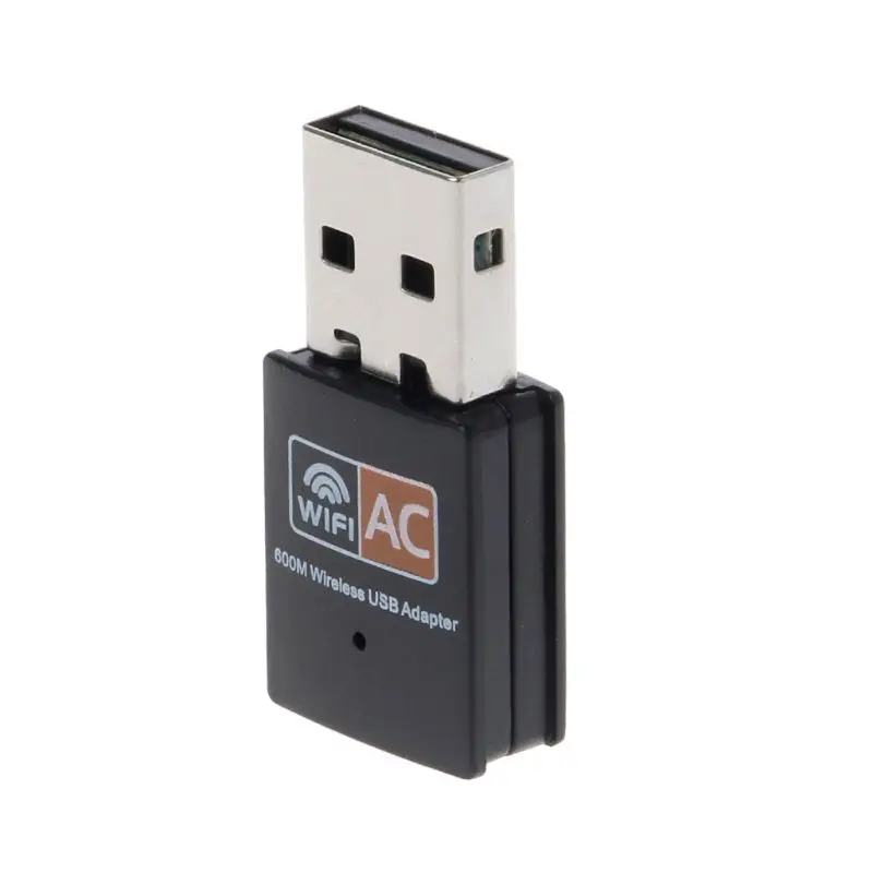 Беспроводной 600 Мбит/с USB wifi адаптер AC600 2 4 ГГц 5 WiFi Антенна ПК Мини компьютер