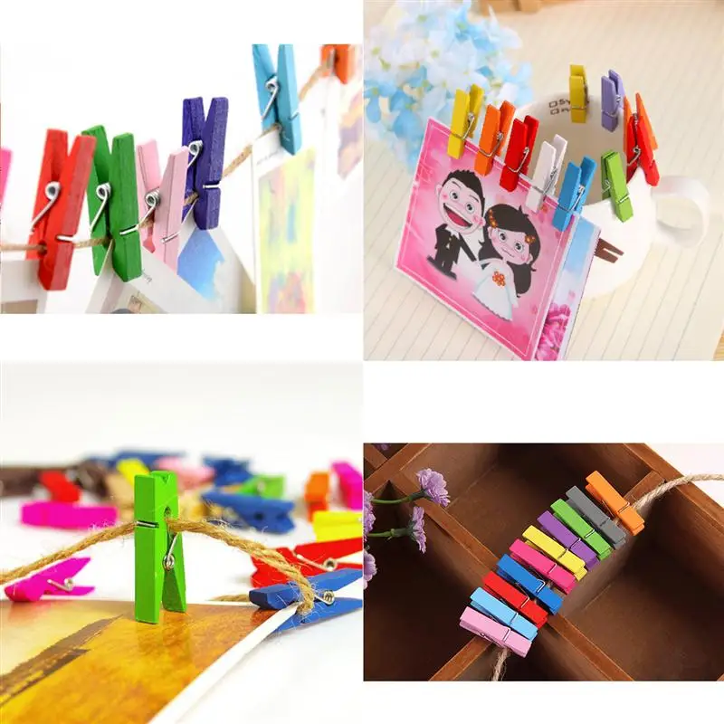 100 шт. Деревянные Прищепки для фотографий 3 5 см|clothespins wooden|clothespin clipsclothespin wedding |