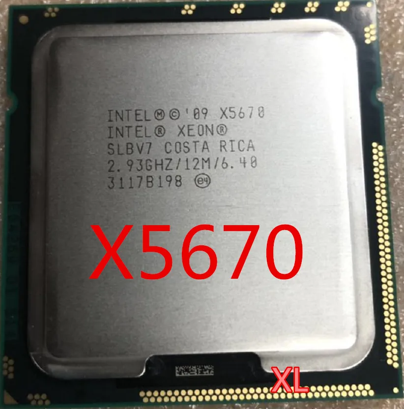 Процессор Intel Xeon X5670 2,93 ГГц LGA 1366 12 МБ кэш L3 шесть ядер серверный ЦП X5670