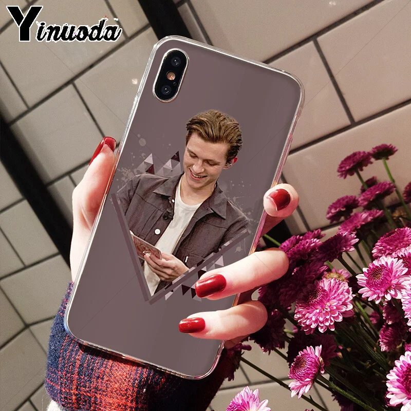 Yinuoda том Холланд Новое поступление сотовый Чехол для телефона для Apple iPhone 8 7 6 6S Plus X XS MAX 5 5S SE XR мобильные телефоны