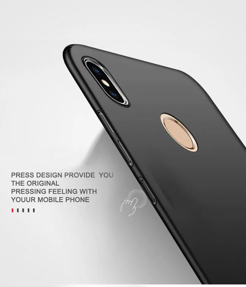 For Cover Xiaomi Redmi Note 5 Pro Case WolfRule Smooth Fitted Cases Slim PC Phone 5.99'' |