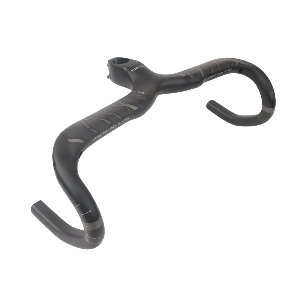 2017 FCFB серый черный углеродный руль карбоновый внутренний дорожный с выносом 80 мм