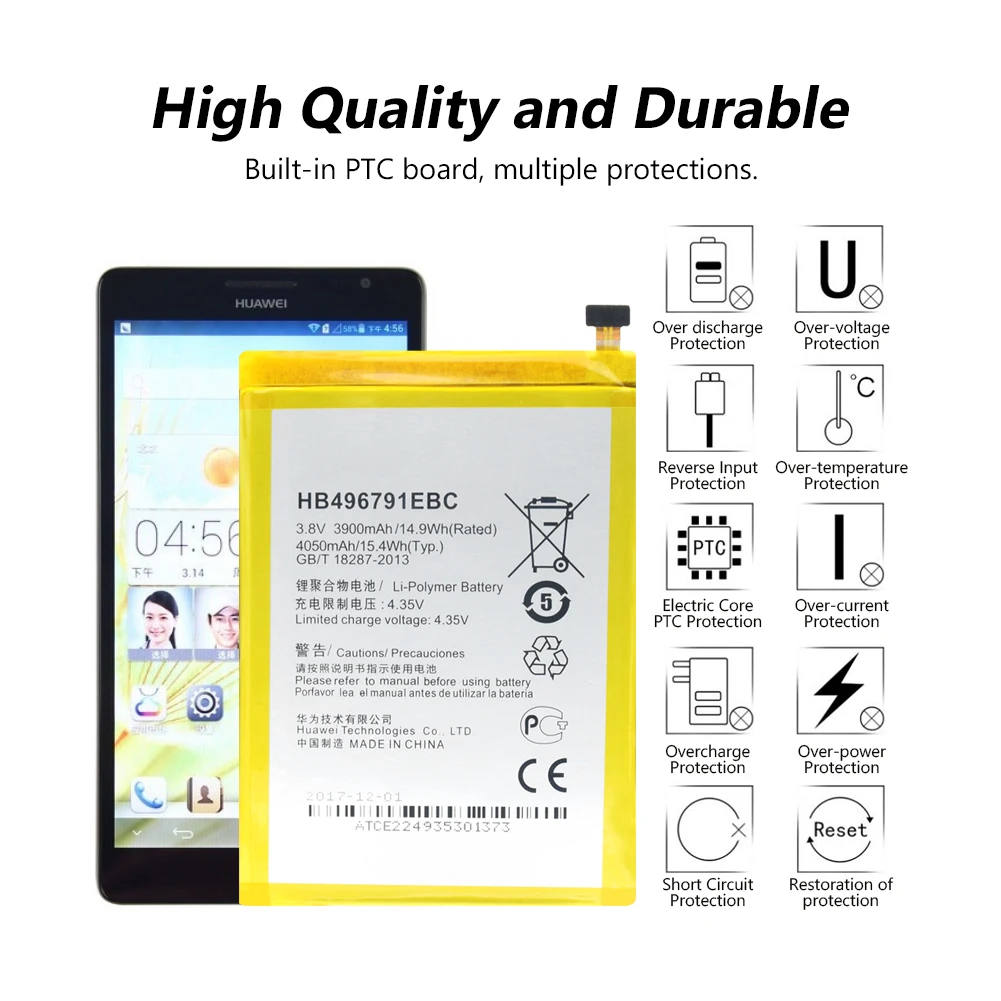 HB496791EBC батарея для huawei Ascend mate MT1-T00 U06 mate 2 MT2-L05 L02 C00 телефон литий-ионная литиевая батарея Li-Po