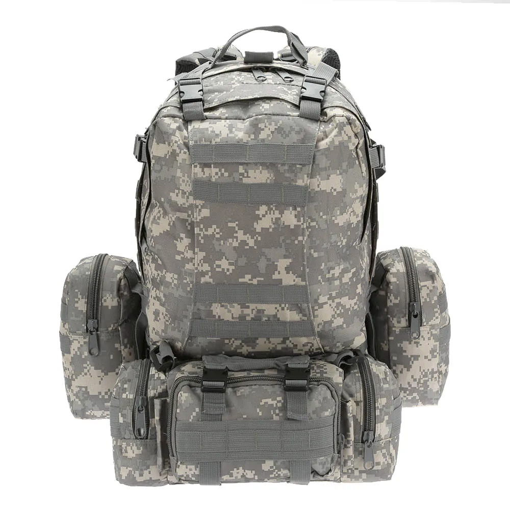 Color-9 60л военный мужской рюкзак, тактический Камуфляжный Рюкзак, для спорта на открытом воздухе, для альпинизма, туризма, кемпинга, спортивная сумка, рюкзак для путешествий - Цвет: Color-9