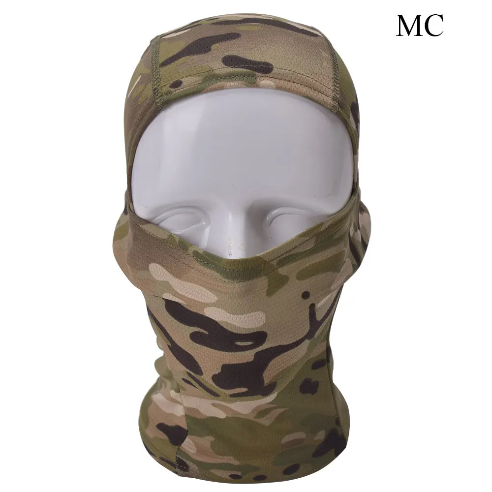 MC SINAIRSOFT Гремучая Змея Тактический шлем страйкбол охота Wargame дышащая Пылезащитная маска Балаклава маска для лыжного велоспорта полный капюшон - Цвет: MC