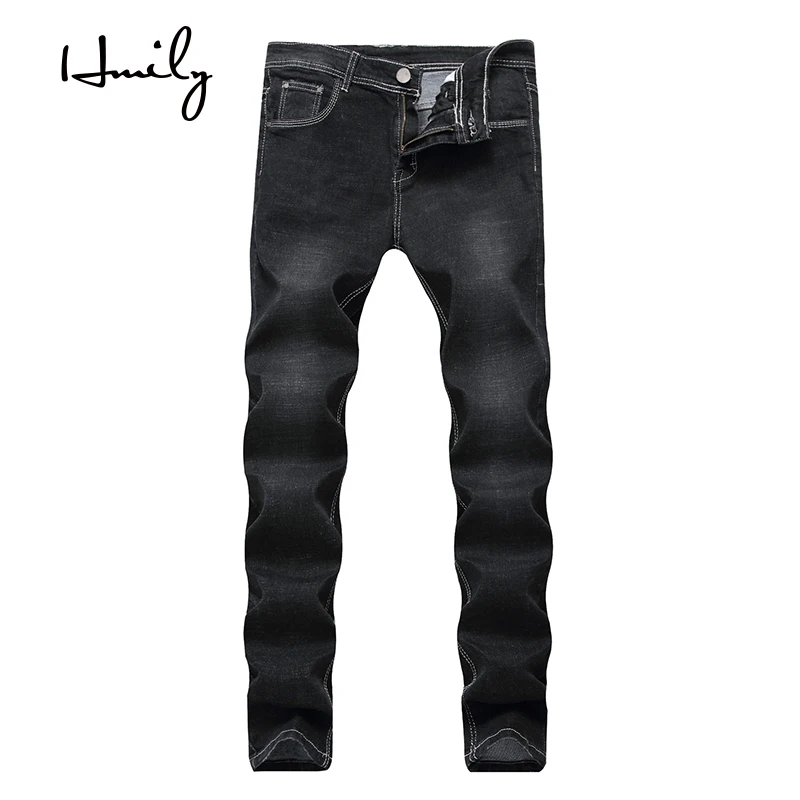 Джинсы HMILY мужские рваные в стиле хип хоп хлопковые длинные брюки деловом модные