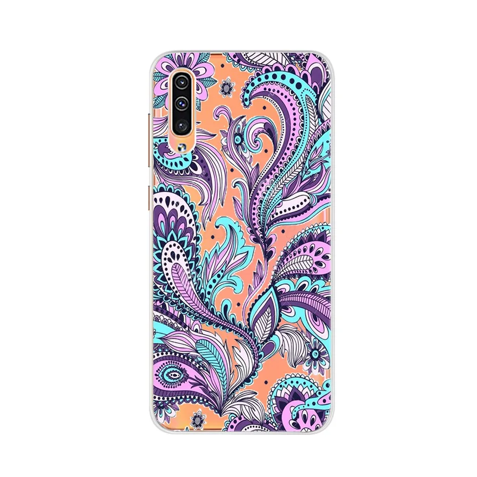 Лаванда Чехол для Samsung Galaxy A50, силиконовая задняя крышка, чехол для телефона Samsung A50 A 50 A505 A505F SM-A505F, мягкий чехол, бампер - Цвет: Лаванда