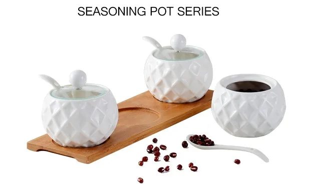 Птичье гнездо дизайн сахарница домашняя кухня Ceramica для соли и специй горшок банки для специй с ложками