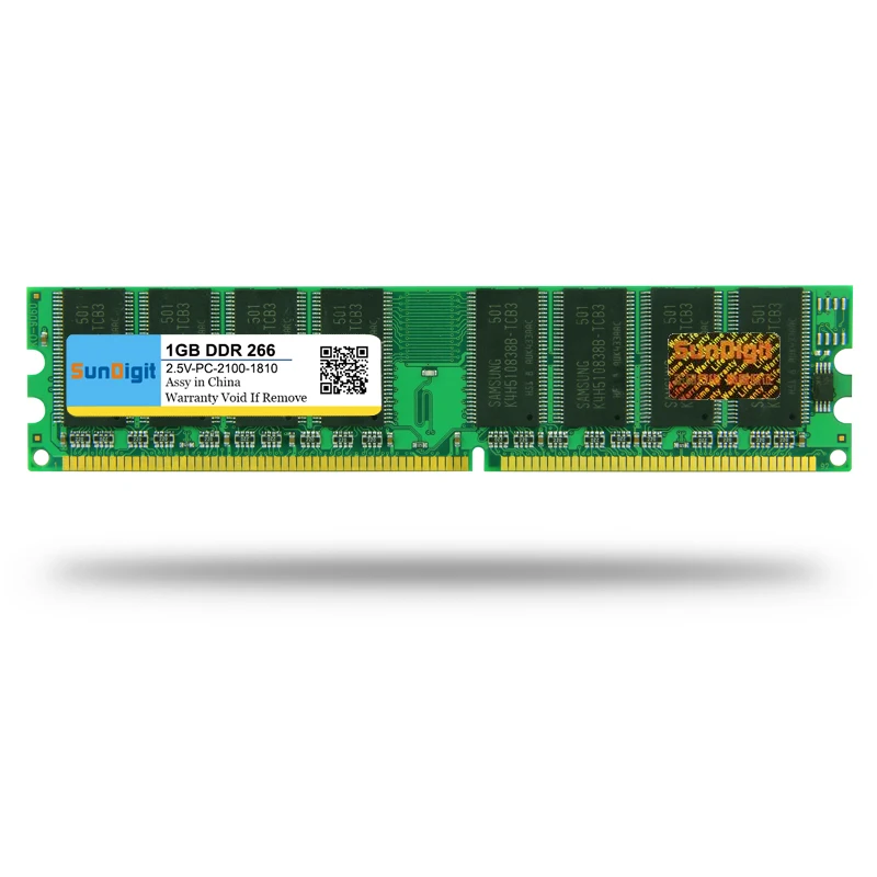 Бренд SunDigit Память RAM DDR 400 МГц 333 МГц 266 1GB 512MB для рабочего стола Memoria PC-3200/2700/2100 совместимый с DDR1 1 Гб