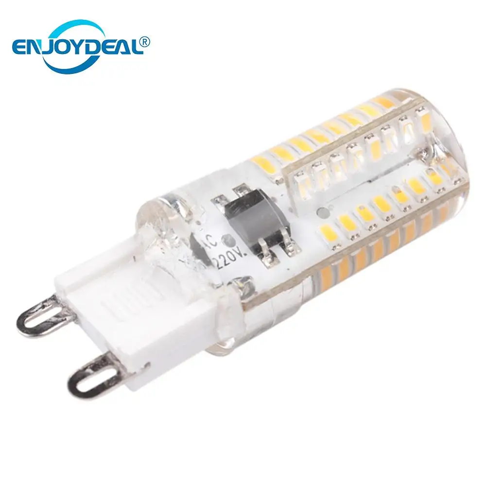 Супер 3014 SMD G9 64 Светодиодная лампа 220 В 6 Вт 360 градусов энергосберегающая