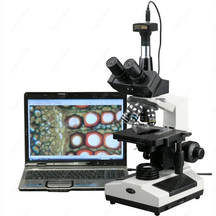

Biological Compound Microscope--AmScope Supplies 40X-2000X Doctor Veterinary Clinic Biological Compound Microscope + 5MP Camera