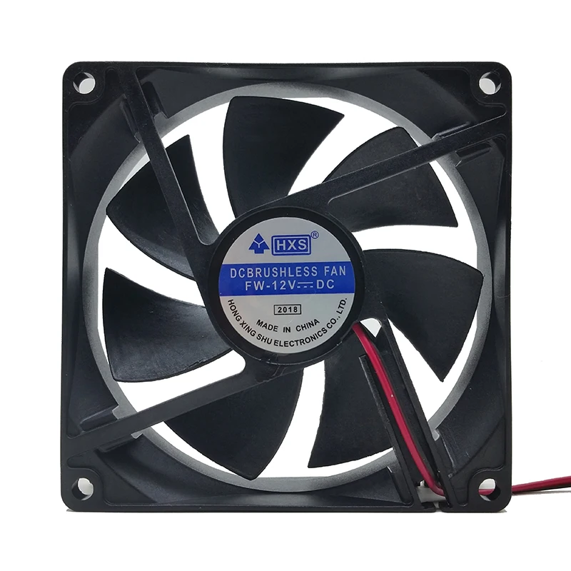 PC чехол для компьютера 9025s 92 мм 92x25 мм втулка подшипника DC 12V черный 4Pin охлаждающий моторный вентилятор
