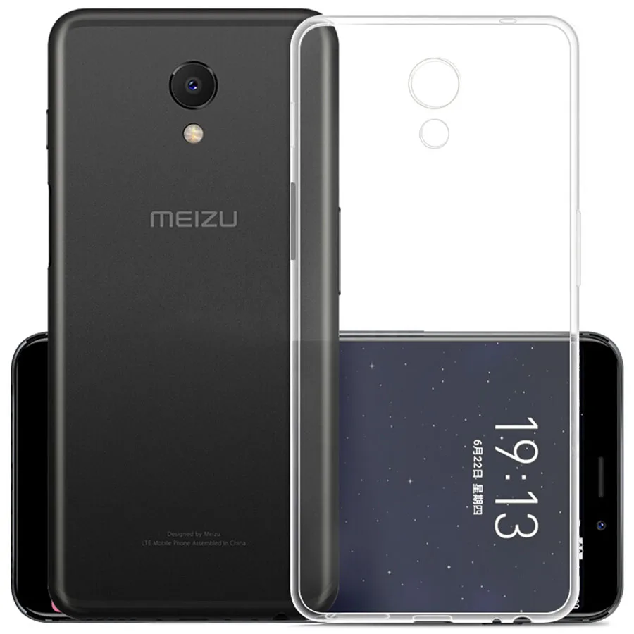 Для Meizu M6S Mblu S6 Чехол прозрачный ультра тонкий противоударный ТПУ силиконовый