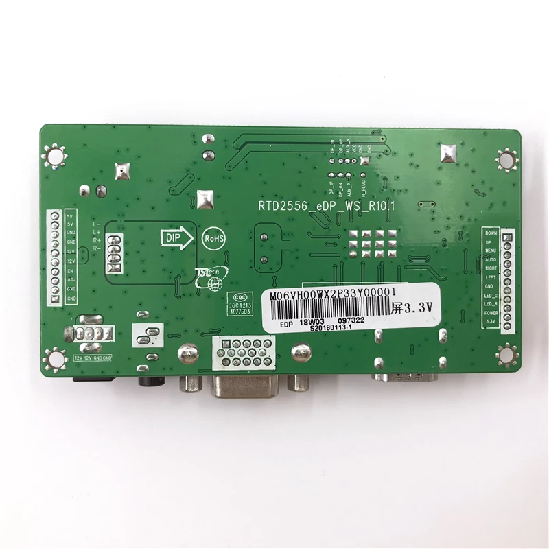 RT2556 с VGA Аудио HDMI совместимых набор для платы ЖК-контроллер 11 6 дюймов 1920X1080