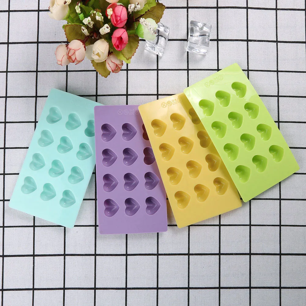 Ice Cream Tools DIY Non Stick Cube New Chocolate Jelly Sweet Candy Maker Stars Moulds Trays L4 | Дом и сад