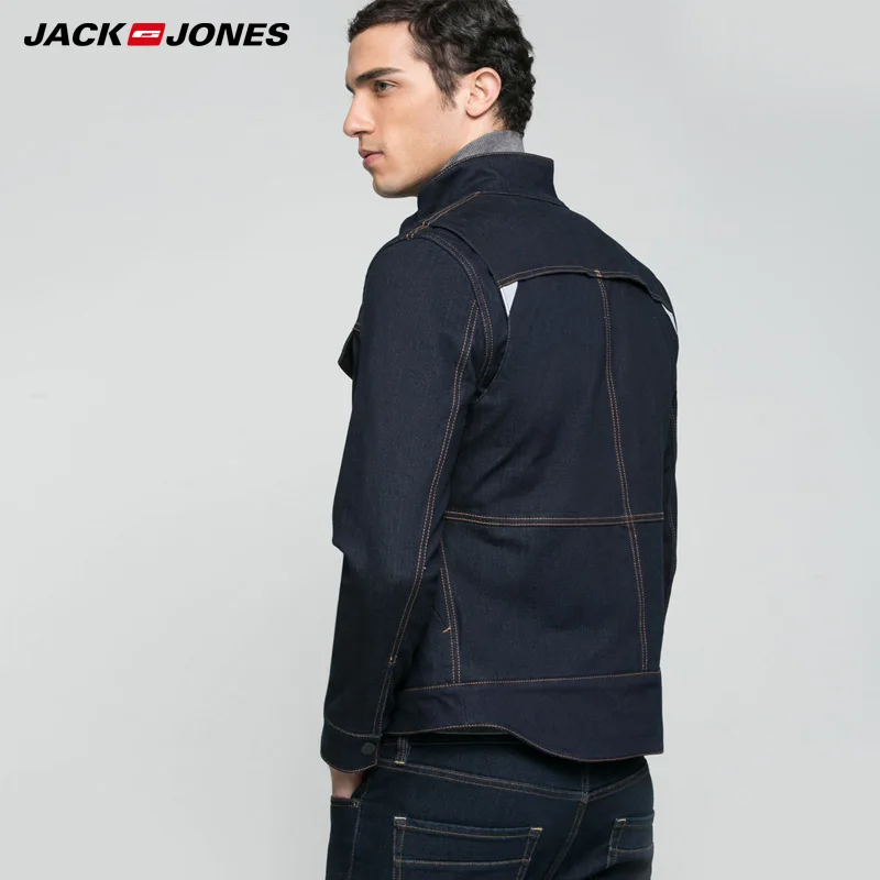 Jack Jones 2018 Весна Новинка Мужский Пиджак с Хлопок 92% Стильный Кардиган Плотная Штань