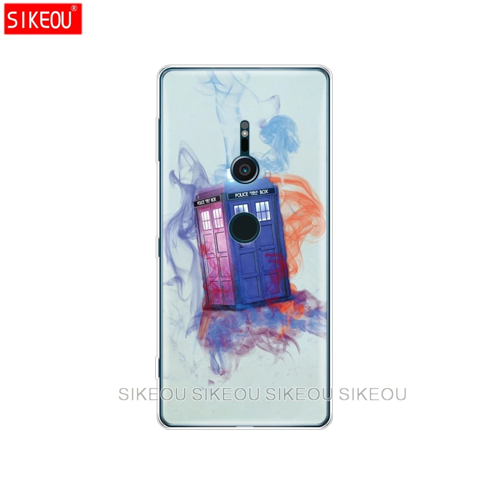 Силиконовый чехол для телефона sony xperia XA1 XA2 ULTRA PLUS L1 L2 XZ1 XZ2 compact XZ PREMIUM Tardis Box Doctor