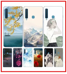 Для samsung A9 чехол A 9 PC Пластиковый стеклянный чехол для телефона черный TPU бампер чехол для samsung Galaxy A9 A920F A920 A9s