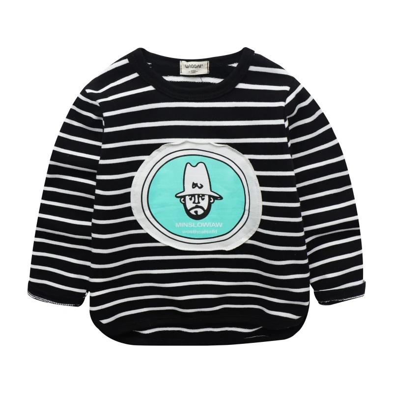 Новинка 2017 свитшоты для девочек одежда в полоску детские толстовки мальчиков