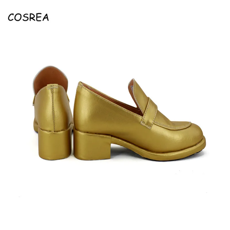 

Jojo's Bizarre Adventure Leather Shoes Purple Ladies Women Shoes Girls Men Shoes Cosplay Costumes Leather Shoes Men