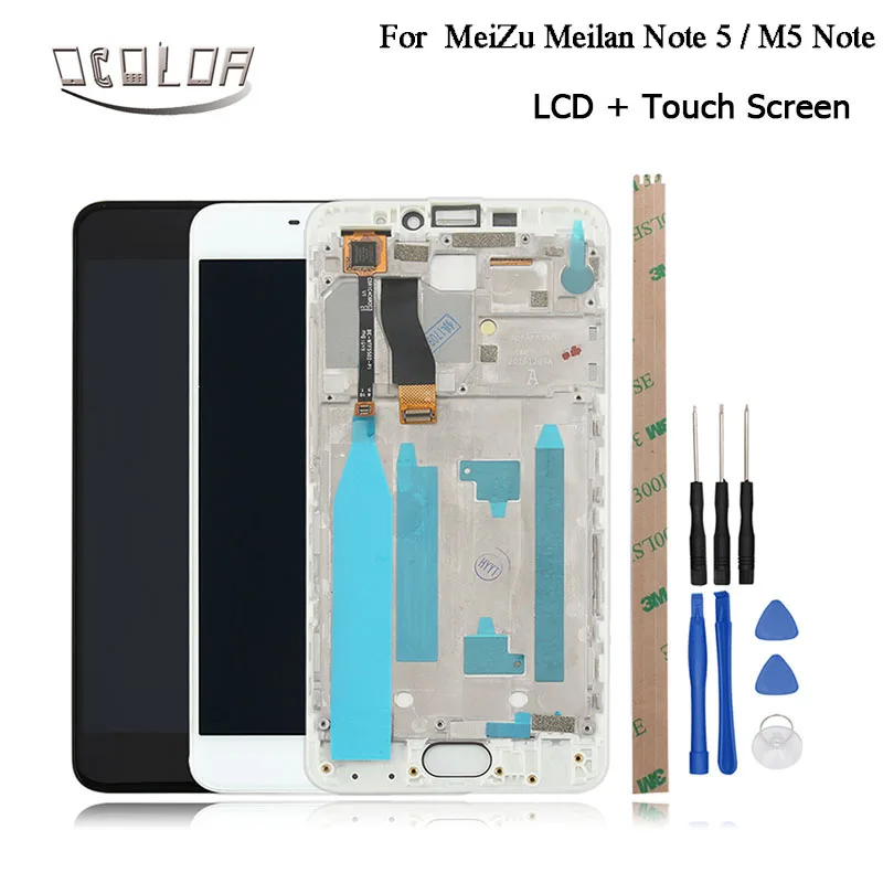 Ocolor для Meizu meilan note 5 ЖК дисплей и сенсорный экран с рамкой ''экран дигитайзер +