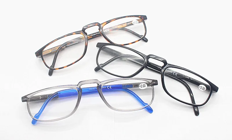 Hanging with pen Ultralight Toughness Anti Fatigue PC Unbreakable Reading Glasses Men Women High Quality Presbyopic Eyeglasses